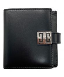 GIVENCHY（ジバンシィ）の古着「4G 2つ折り財布」｜ブラック
