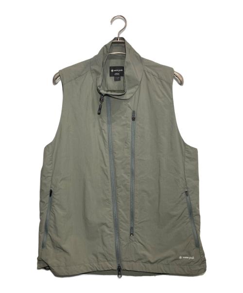 Snow peak（スノーピーク）snow peak (スノーピーク) JOURNAL STANDARD (ジャーナルスタンダード) Nylon Tussah Vest カーキ サイズ:Ⅿの古着・服飾アイテム
