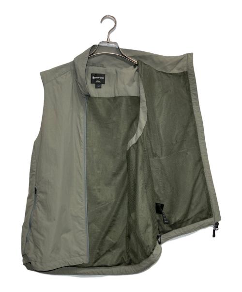 Snow peak（スノーピーク）snow peak (スノーピーク) JOURNAL STANDARD (ジャーナルスタンダード) Nylon Tussah Vest カーキ サイズ:Ⅿの古着・服飾アイテム