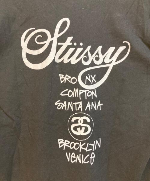 stussy（ステューシー）stussy (ステューシー) DOVER STREET MARKET (ドーバー ストリート マーケット) プリントTシャツ ブラック サイズ:SIZE XLの古着・服飾アイテム