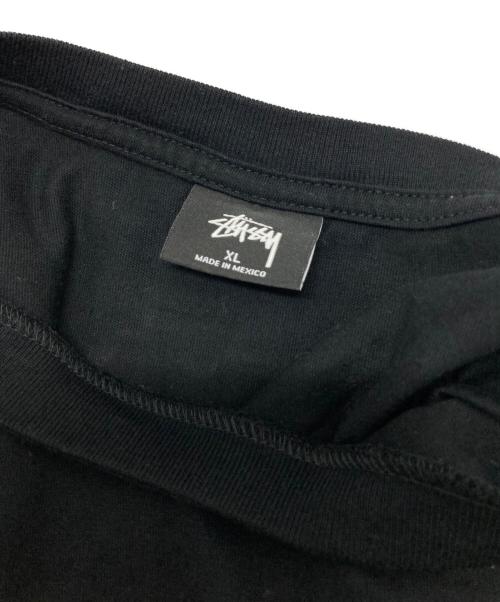 stussy（ステューシー）stussy (ステューシー) DOVER STREET MARKET (ドーバー ストリート マーケット) プリントTシャツ ブラック サイズ:SIZE XLの古着・服飾アイテム