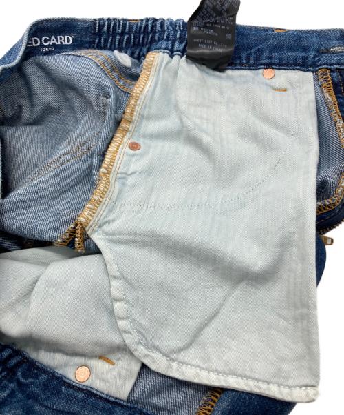 RED CARD TOKYO（レッドカード トウキョウ）RED CARD TOKYO (レッドカード トウキョウ) Rhythm Straight THE BEST CUT インディゴ サイズ:24の古着・服飾アイテム