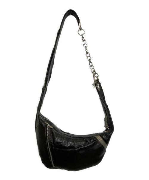 alfredoBANNISTER（アルフレッドバニスター）alfredoBANNISTER (アルフレッドバニスター) チェーンショルダーバッグ ブラックの古着・服飾アイテム
