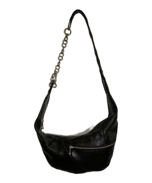 alfredoBANNISTER（アルフレッドバニスター）alfredoBANNISTER (アルフレッドバニスター) チェーンショルダーバッグ ブラックの古着・服飾アイテム