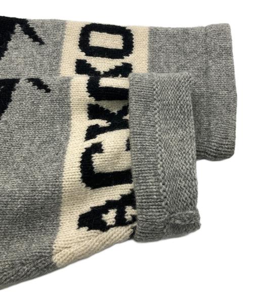 WACKO MARIA（ワコマリア）WACKO MARIA (ワコマリア) HIGHTIMES COWICHAN SWEATER グレー サイズ:XXLの古着・服飾アイテム