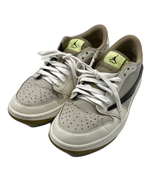 NIKE（ナイキ）NIKE (ナイキ) Travis Scott (トラヴィススコット) Air Jordan 1 Low Golf NRG ベージュ サイズ:27の古着・服飾アイテム