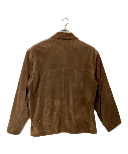 DOCKERS（ドッカーズ）DOCKERS (ドッカーズ) スウェードジャケット ブラウン サイズ:Mの古着・服飾アイテム