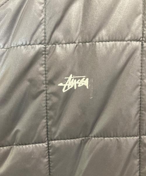 stussy（ステューシー）stussy (ステューシー) 中綿リバーシブルベスト ブラック×グレー サイズ:XLの古着・服飾アイテム
