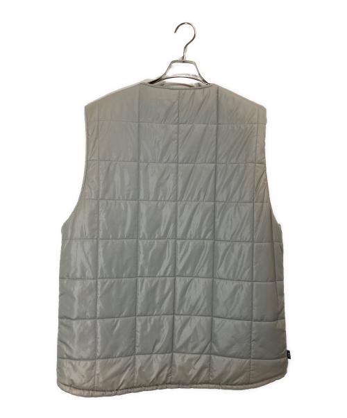 stussy（ステューシー）stussy (ステューシー) 中綿リバーシブルベスト ブラック×グレー サイズ:XLの古着・服飾アイテム