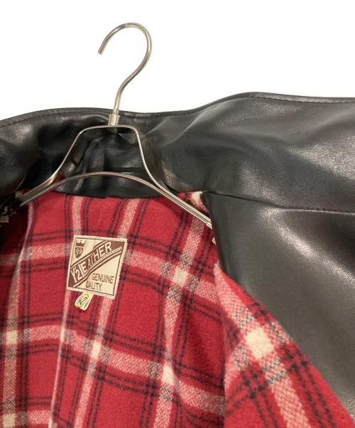 Y2 LEATHER（ワイツーレザー）Y2 LEATHER (ワイツーレザー) ホースハイドシングルライダースジャケット ブラック サイズ:42の古着・服飾アイテム