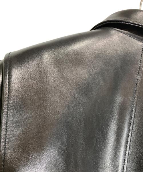 Y2 LEATHER（ワイツーレザー）Y2 LEATHER (ワイツーレザー) ホースハイドシングルライダースジャケット ブラック サイズ:42の古着・服飾アイテム