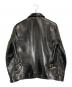 Y2 LEATHER (ワイツーレザー) ホースハイドシングルライダースジャケット ブラック サイズ:42：98000円