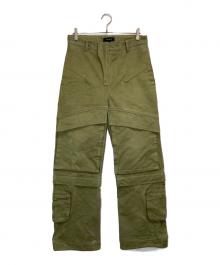 entire studios（エンタイアスタジオ）の古着「ハードカーゴパンツ」｜オリーブ
