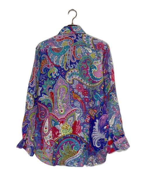 ETRO（エトロ）ETRO (エトロ) ペイズリー総柄リネンシャツ マルチカラー サイズ:40の古着・服飾アイテム