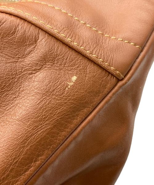 DIESEL（ディーゼル）DIESEL (ディーゼル) L-CALEライダースジャケット ブラウン サイズ:Sの古着・服飾アイテム