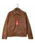 DIESEL（ディーゼル）の古着「L-CALEライダースジャケット」｜ブラウン