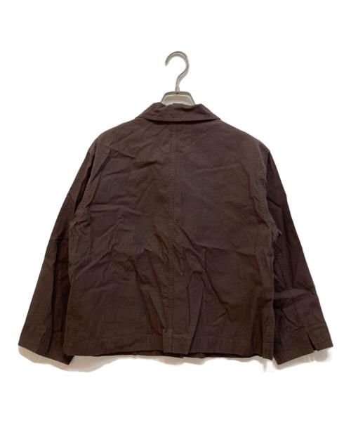 MHL（エムエイチエル）MHL (エムエイチエル) リネンコットンジャケット ブラウン サイズ:1の古着・服飾アイテム