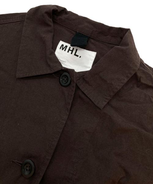 MHL（エムエイチエル）MHL (エムエイチエル) リネンコットンジャケット ブラウン サイズ:1の古着・服飾アイテム