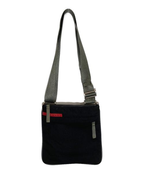 PRADA SPORTS（プラダスポーツ）PRADA SPORTS (プラダスポーツ) ナイロンショルダーバッグ ブラックの古着・服飾アイテム