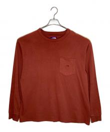 THE NORTHFACE PURPLELABEL（ザ・ノースフェイス パープルレーベル）の古着「8oz Field Long Sleeve Pocket Tee」｜ブラウン