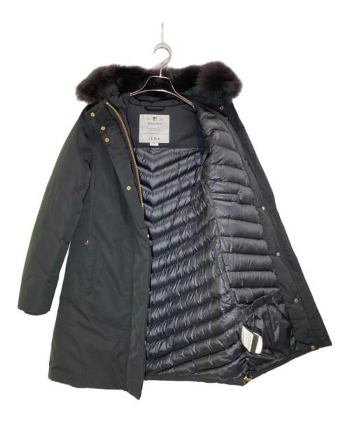 IENA（イエナ）IENA (イエナ) WOOLRICH (ウールリッチ) 別注 MAPLE ダウンコート ブラック サイズ:XSの古着・服飾アイテム