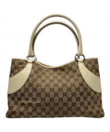 GUCCI（グッチ）の古着「GGキャンバストートバッグ」｜ベージュ