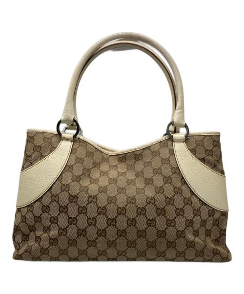 GUCCI（グッチ）GUCCI (グッチ) GGキャンバストートバッグ ベージュ サイズ:-の古着・服飾アイテム
