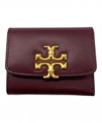 TORY BURCHトリーバーチ）の古着「エレノアコンパクトウォレット」｜ボルドー