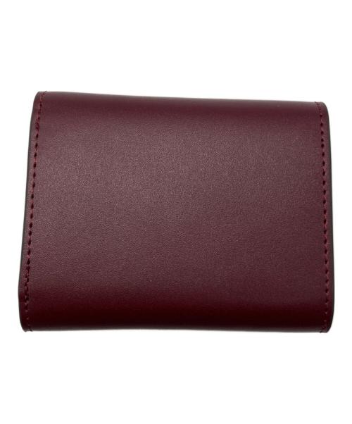 TORY BURCH（トリーバーチ）TORY BURCH (トリーバーチ) エレノアコンパクトウォレット ボルドーの古着・服飾アイテム