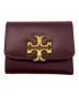 TORY BURCH（トリーバーチ）の古着「エレノアコンパクトウォレット」｜ボルドー