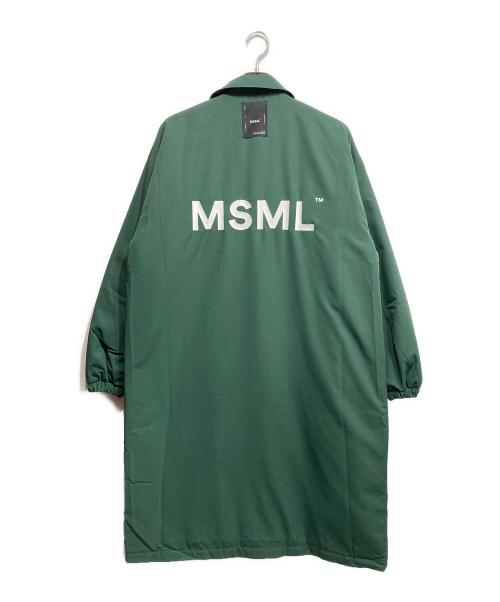 MSML（エムエスエムエル）MSML (エムエスエムエル) LONG COAT グリーン サイズ:Mの古着・服飾アイテム