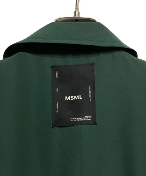 MSML（エムエスエムエル）MSML (エムエスエムエル) LONG COAT グリーン サイズ:Mの古着・服飾アイテム