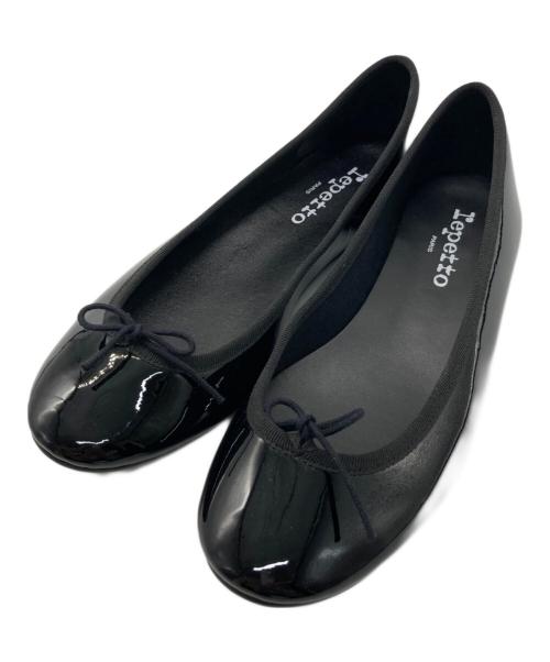 repetto（レペット）Repetto (レペット) Cendrillon バレエフラット ブラック サイズ:38 1/2の古着・服飾アイテム