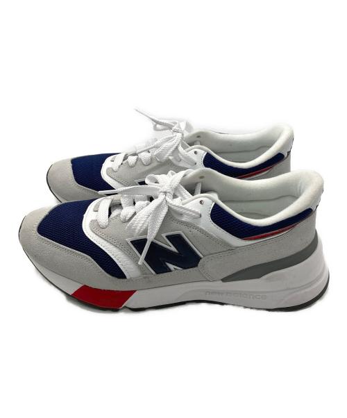 NEW BALANCE（ニューバランス）NEW BALANCE (ニューバランス) ローカットスニーカー ネイビー×ホワイト サイズ:27cmの古着・服飾アイテム