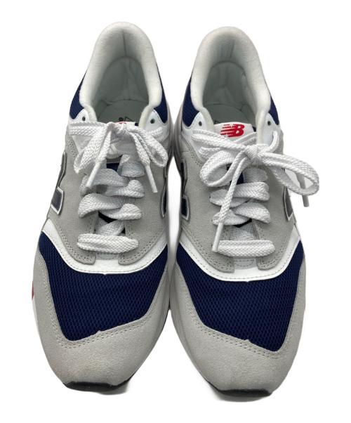 NEW BALANCE（ニューバランス）NEW BALANCE (ニューバランス) ローカットスニーカー ネイビー×ホワイト サイズ:27cmの古着・服飾アイテム