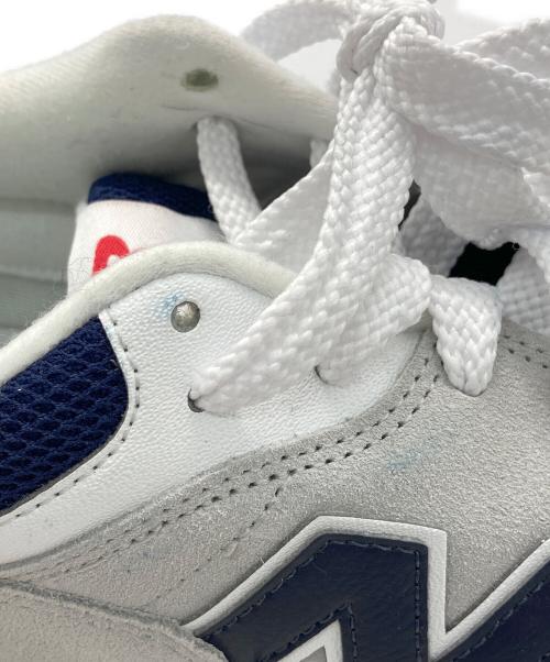 NEW BALANCE（ニューバランス）NEW BALANCE (ニューバランス) ローカットスニーカー ネイビー×ホワイト サイズ:27cmの古着・服飾アイテム