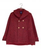 45Rフォーティファイブ・アール）の古着「ツイルKNIT PEA JACKET」｜レッド