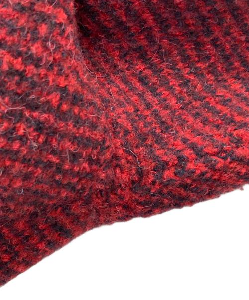 45R（フォーティファイブ・アール）45R (フォーティファイブ・アール) ツイルKNIT PEA JACKET レッドの古着・服飾アイテム