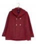 45R（フォーティファイブ・アール）の古着「ツイルKNIT PEA JACKET」｜レッド
