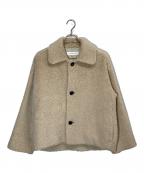 GALERIE VIEギャルリーヴィー）の古着「シープボアステンカラーブルゾン」｜ベージュ
