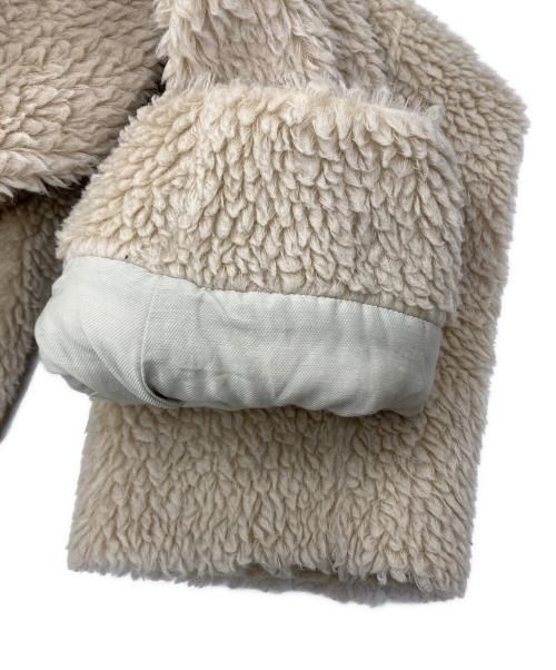 GALERIE VIE（ギャルリーヴィー）GALERIE VIE (ギャルリーヴィー) シープボアステンカラーブルゾン ベージュ サイズ:36の古着・服飾アイテム