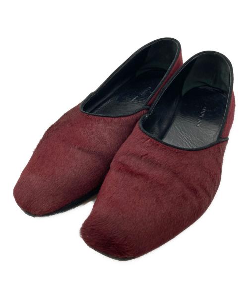 CELINE（セリーヌ）CELINE (セリーヌ) ハラコシューズ ボルドー サイズ:SIZE 36の古着・服飾アイテム