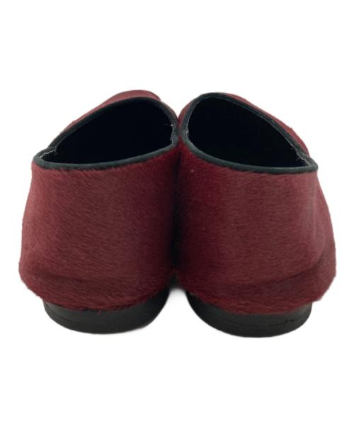 CELINE（セリーヌ）CELINE (セリーヌ) ハラコシューズ ボルドー サイズ:SIZE 36の古着・服飾アイテム