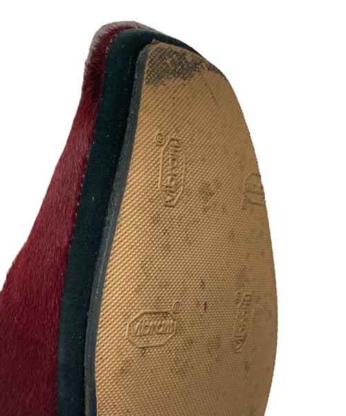 CELINE（セリーヌ）CELINE (セリーヌ) ハラコシューズ ボルドー サイズ:SIZE 36の古着・服飾アイテム