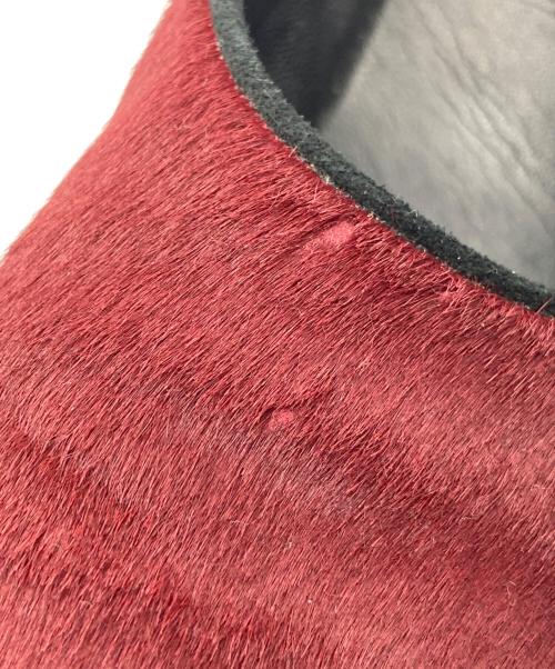 CELINE（セリーヌ）CELINE (セリーヌ) ハラコシューズ ボルドー サイズ:SIZE 36の古着・服飾アイテム