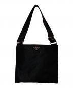 PRADAプラダ）の古着「ナイロンショルダーバッグ」｜ブラック