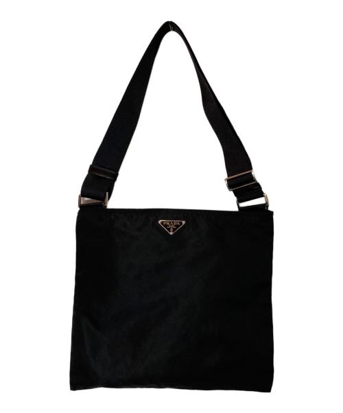 PRADA（プラダ）PRADA (プラダ) ナイロンショルダーバッグ ブラック サイズ:-の古着・服飾アイテム
