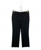 EVERYDAY I LIKE.エヴリデイ アイ ライク）の古着「クロップドフレアパンツ2」｜ブラック