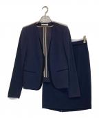 BEIGEベイジ）の古着「CINDYダブルカラージャケットセットアップスーツ」｜ネイビー