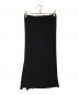 ISSEY MIYAKE FETE (イッセイミヤケフェット) スリットプリーツスカート ブラック サイズ:3：16000円